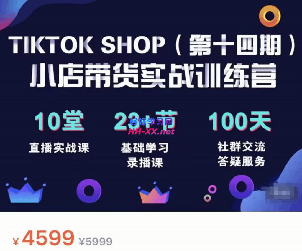 疯人院TikTok Shop本土 跨境 双店带货训练营（第十五期）-云创库