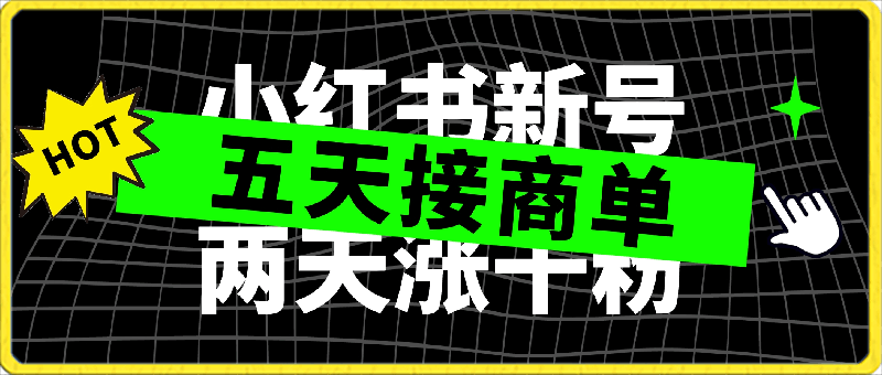 小红书新号两天涨千粉，五天接商单，轻松月入过万，无脑搬运玩法-云创库