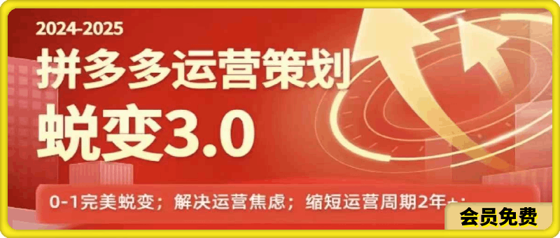 大力·2024-2025拼多多运营策略蜕变3.0-云创库